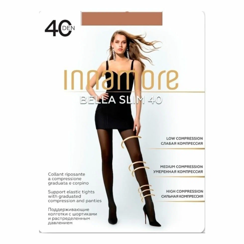 INNAMORE колготки женские bella slim 40 дайно р.4